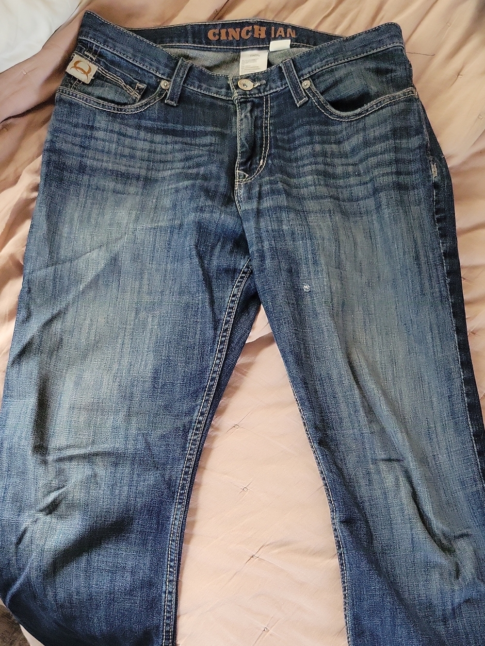 Cinch Ian Garage Wash Boot Cut Straight Jeans